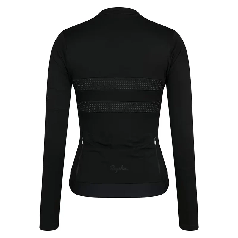 Maglia donna maniche lunghe Rapha Brevet Merino 3 - Nero
