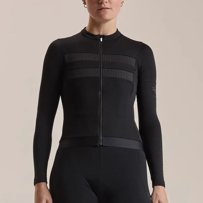 Maglia donna maniche lunghe Rapha Brevet Merino 3 - Nero