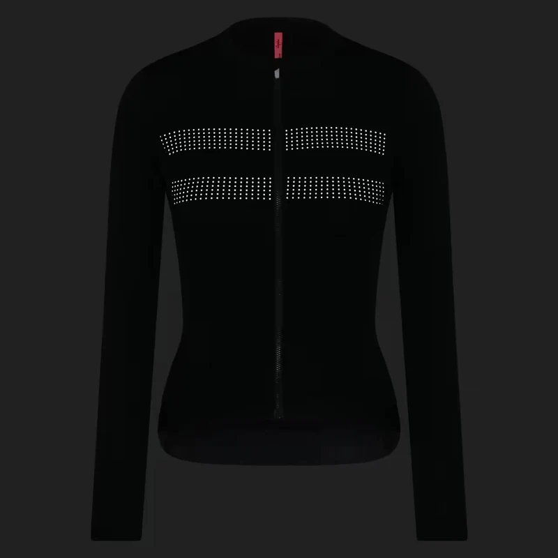 Maglia donna maniche lunghe Rapha Brevet Merino 3 - Nero