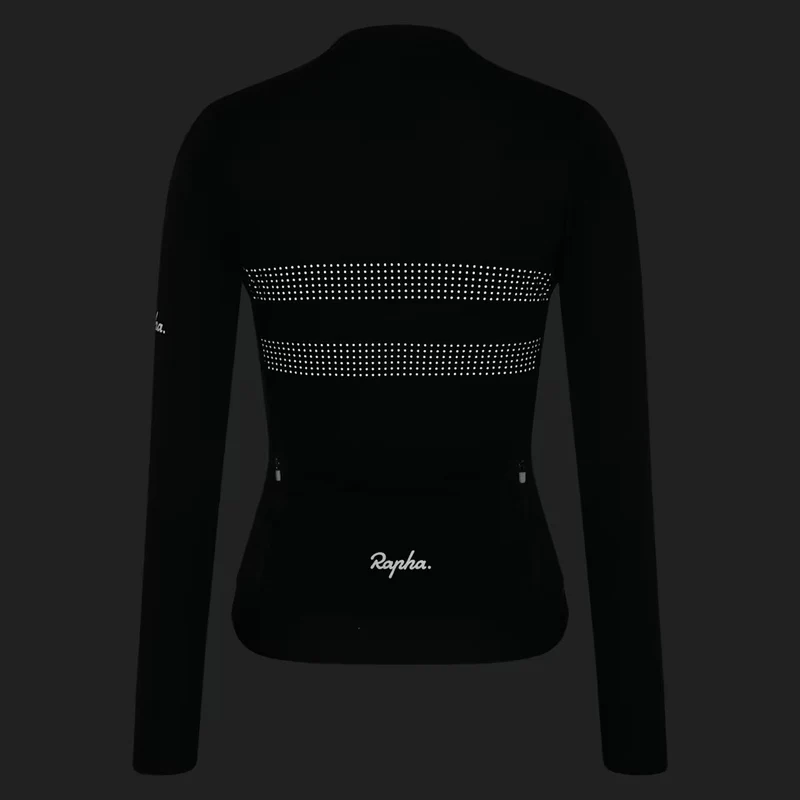 Maglia donna maniche lunghe Rapha Brevet Merino 3 - Nero