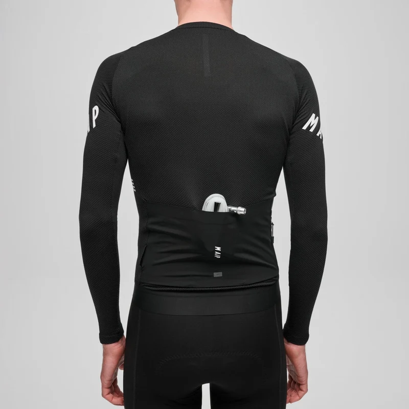 Maglia maniche lunghe Maap Apex Aeon - Nero bianco