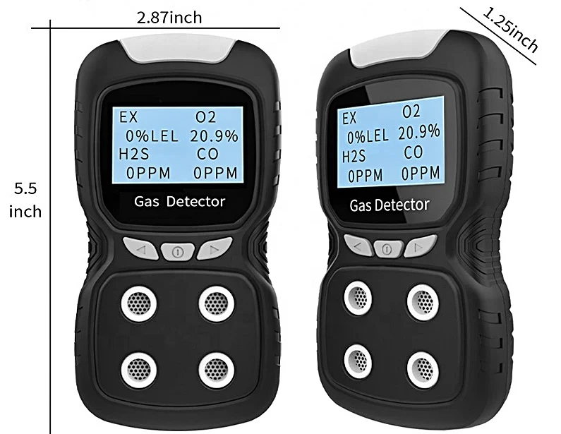 Rilevatore multigas a 4 gas