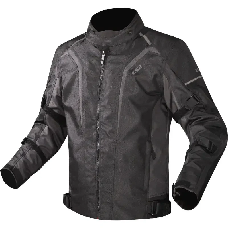 GIUBBINO DONNA LS2 SEPANG LADY JACKET NERO GRIGIA SCURO