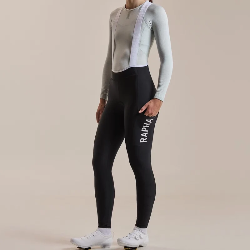 Calzamaglia donna Rapha Pro Team Lightweight Cargo - Nero