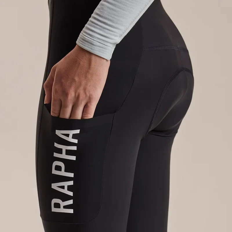 Calzamaglia donna Rapha Pro Team Lightweight Cargo - Nero