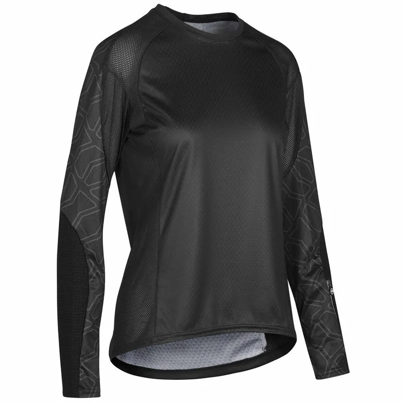 Maglia maniche lunghe donna Assos Trail - Nero