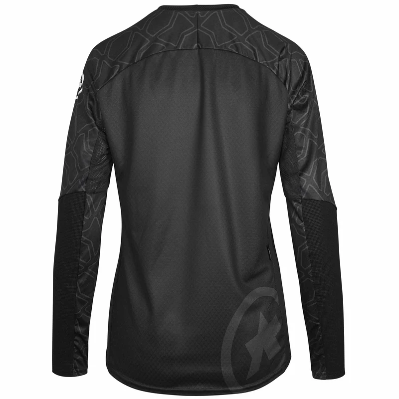 Maglia maniche lunghe donna Assos Trail - Nero