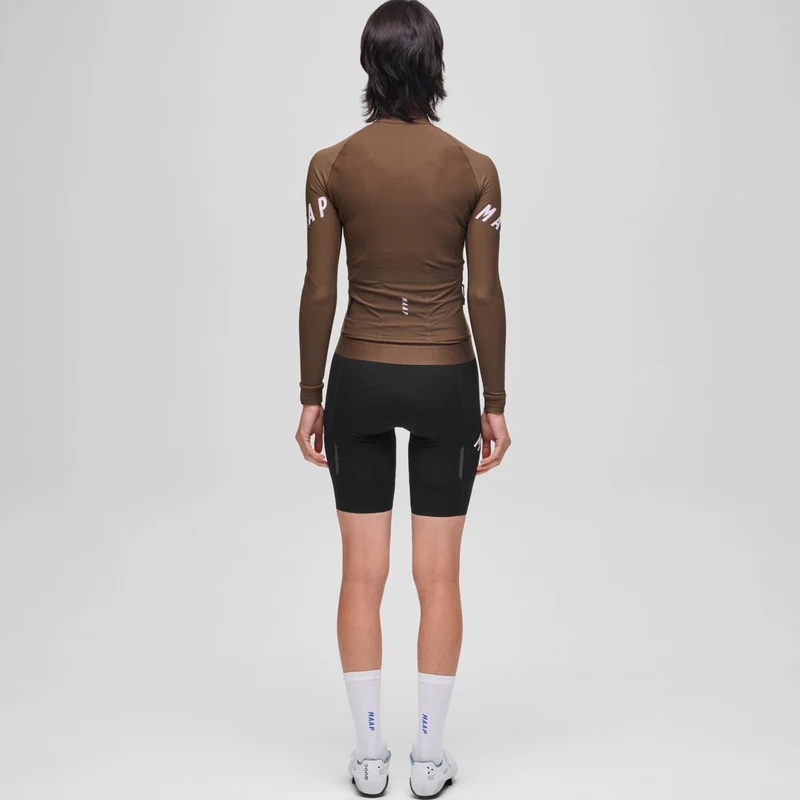 Maglia donna maniche lunghe Maap Apex Aeon Thermal - Espresso