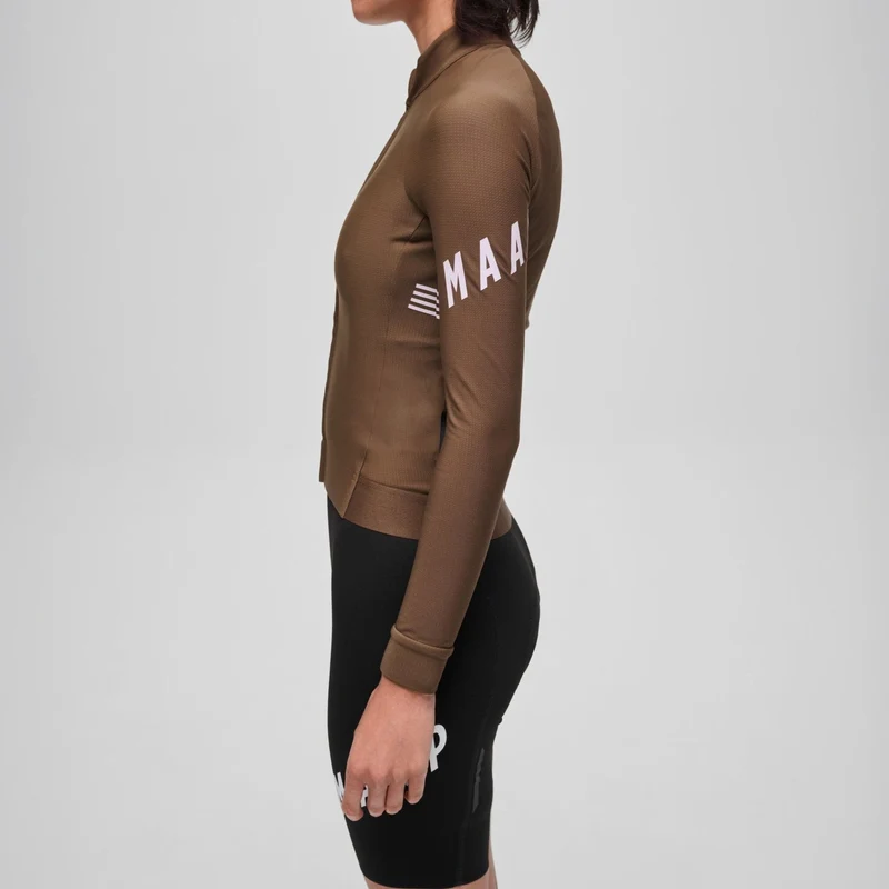 Maglia donna maniche lunghe Maap Apex Aeon Thermal - Espresso