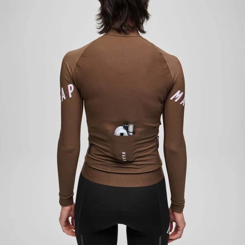 Maglia donna maniche lunghe Maap Apex Aeon Thermal - Espresso