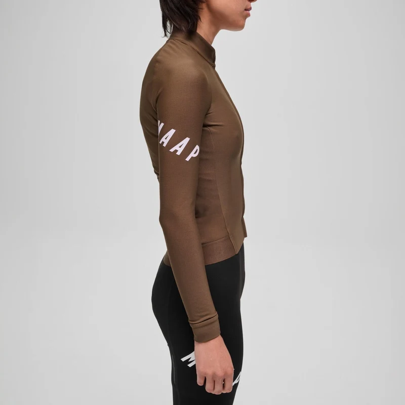 Maglia donna maniche lunghe Maap Apex Aeon Thermal - Espresso