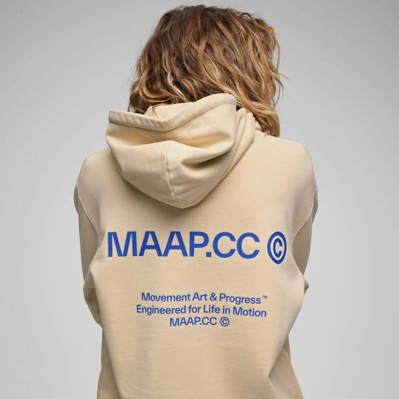 Felpa Maap Essentials CC Hoodie - Beige