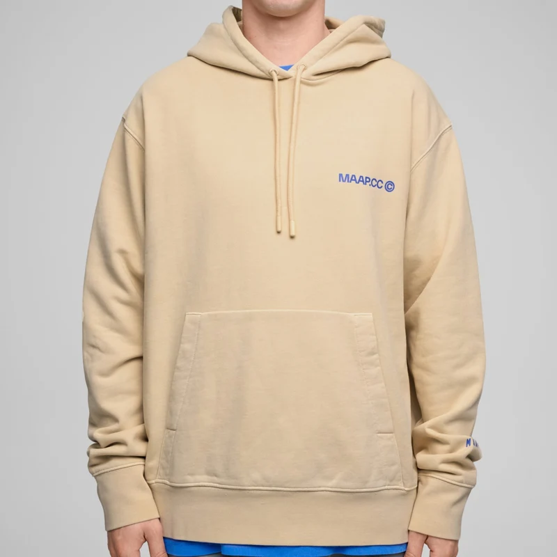 Felpa Maap Essentials CC Hoodie - Beige