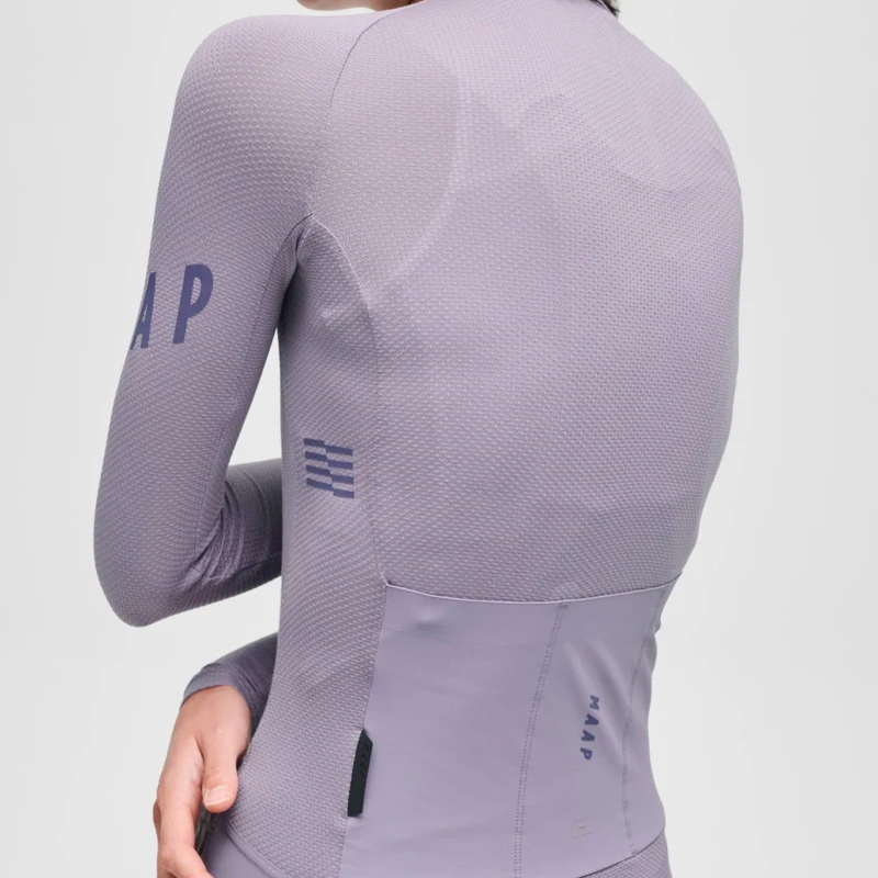 Maglia donna maniche lunghe Maap Apex Aeon - Lavender grey