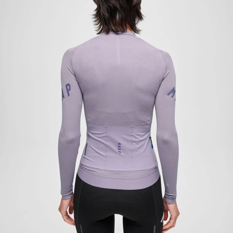 Maglia donna maniche lunghe Maap Apex Aeon - Lavender grey