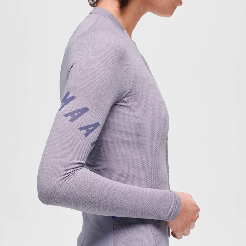 Maglia donna maniche lunghe Maap Apex Aeon - Lavender grey