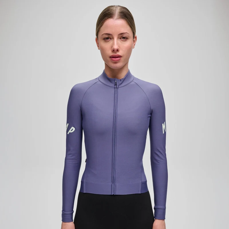 Maglia donna maniche lunghe Maap Apex Aeon Thermal - Deep cobalt