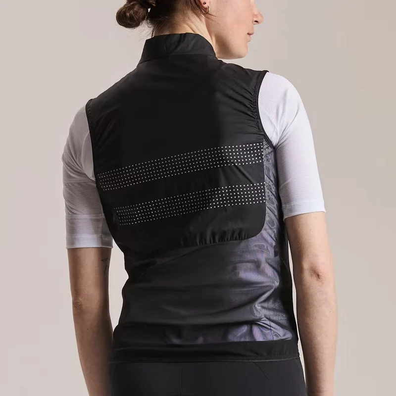 Gilet donna Rapha Brevet Wind 3 - Nero