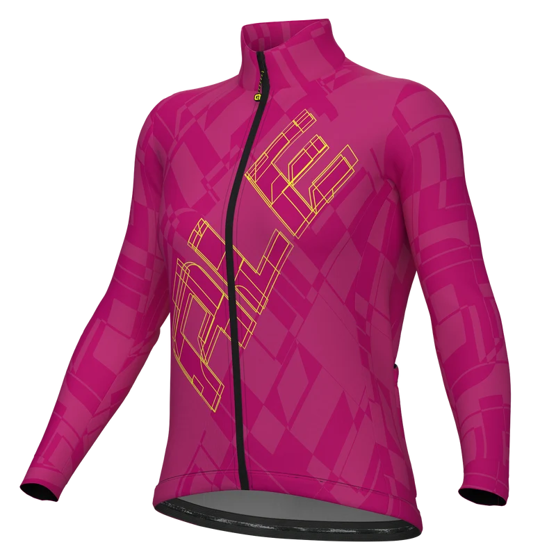 Maglia maniche lunghe donna Ale Pragma Schema - Fucsia