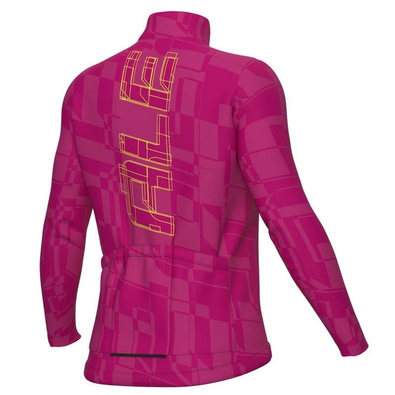 Maglia maniche lunghe donna Ale Pragma Schema - Fucsia