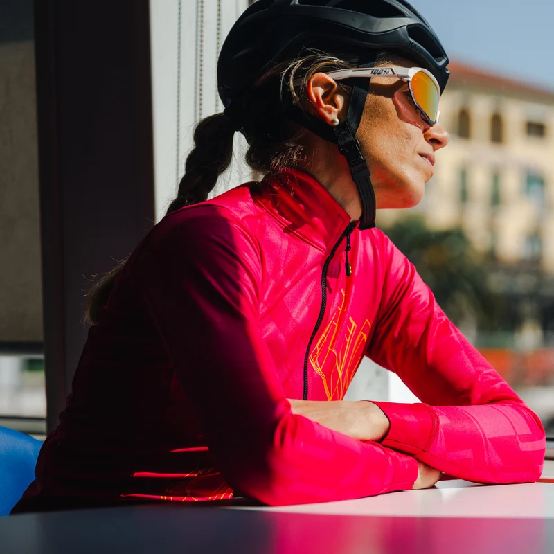 Maglia maniche lunghe donna Ale Pragma Schema - Fucsia