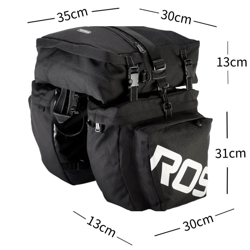 LANKELEISI Borse per bauletto 3 in 1 per bici double side
