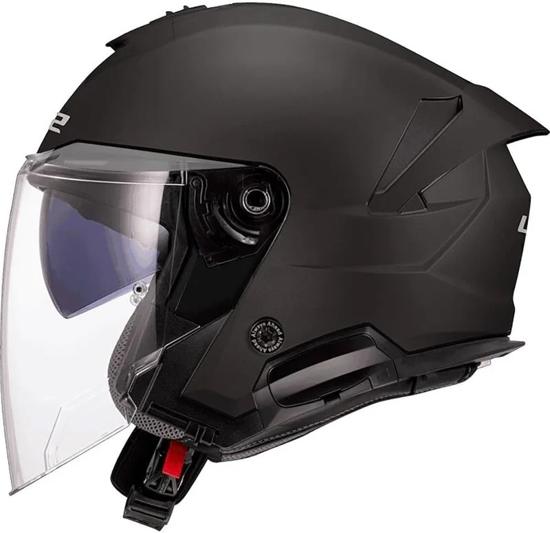 CASCO JET LS2 OF618 VERSO II SOLID NERO OPACO