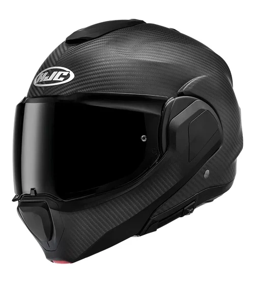 CASCO MODULARE HJC F100 CARBON NERO OPACO