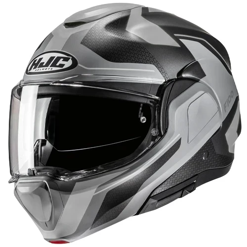 CASCO MODULARE HJC F100 BIOS MC5SF NERO GRIGIO OPACO