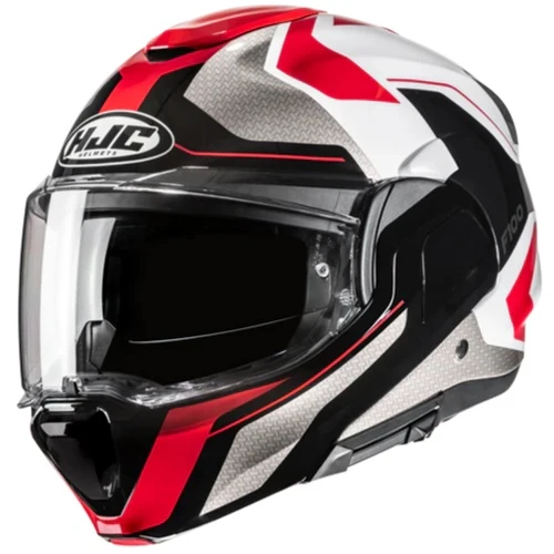CASCO MODULARE HJC F100 BIOS MC1 BIANCO ROSSO NERO