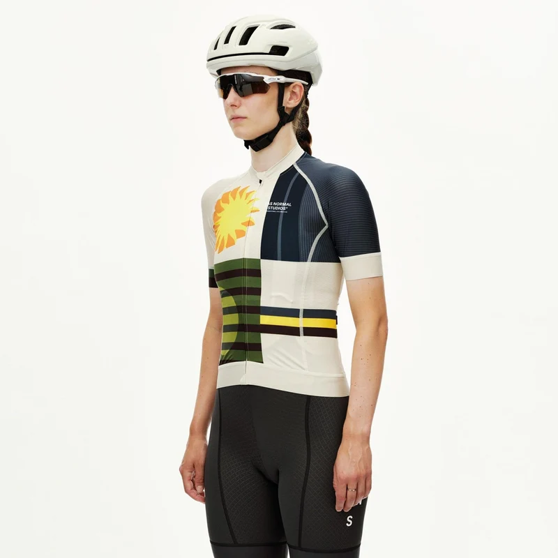 Maglia donna Pas Normal Studios Mechanism AOP International - Beige