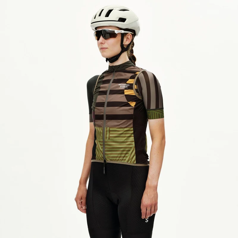 Gilet Donna Pas Normal Studios Mechanism Stow Away AOP International - Verde