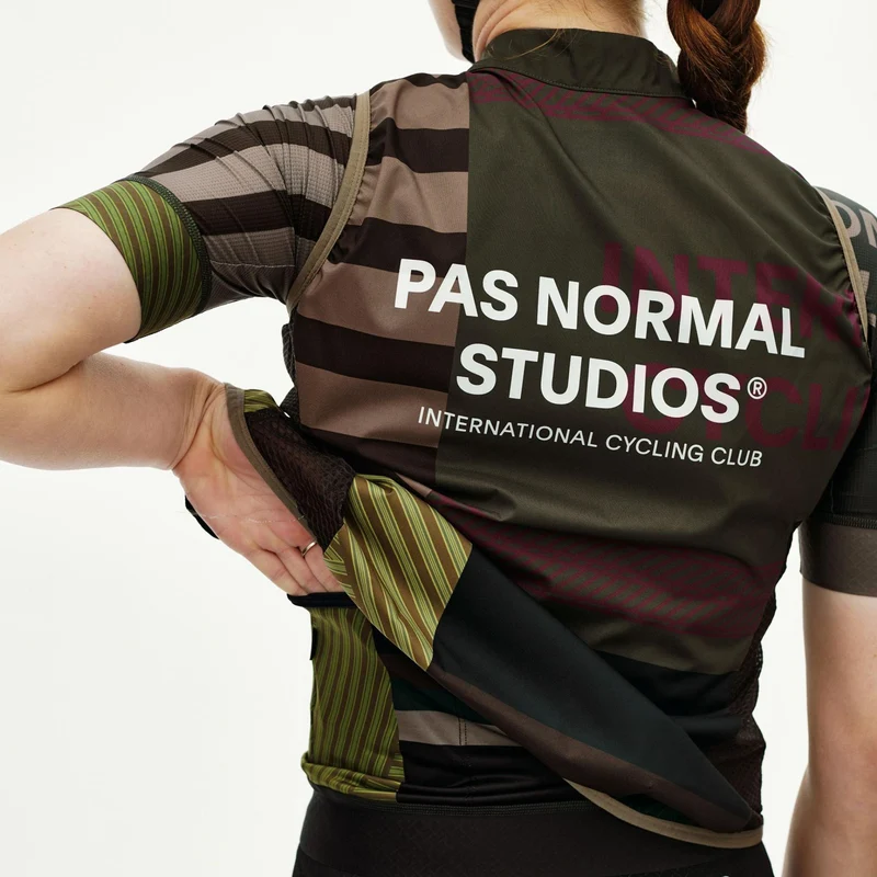 Gilet Donna Pas Normal Studios Mechanism Stow Away AOP International - Verde