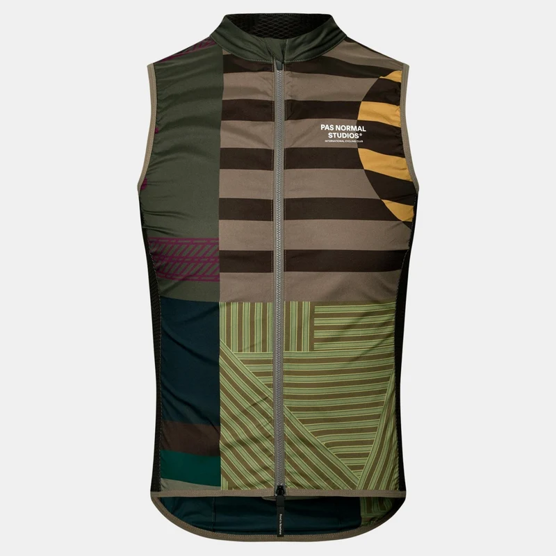 Gilet Pas Normal Studios Mechanism Stow Away AOP International - Verde
