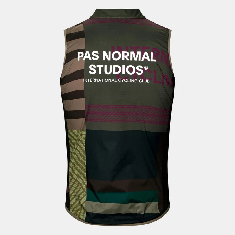 Gilet Pas Normal Studios Mechanism Stow Away AOP International - Verde