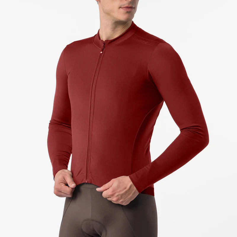 Maglia maniche lunghe Castelli Espresso Thermal 2 - Rosso