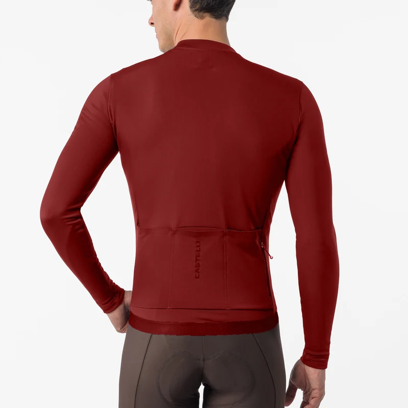 Maglia maniche lunghe Castelli Espresso Thermal 2 - Rosso