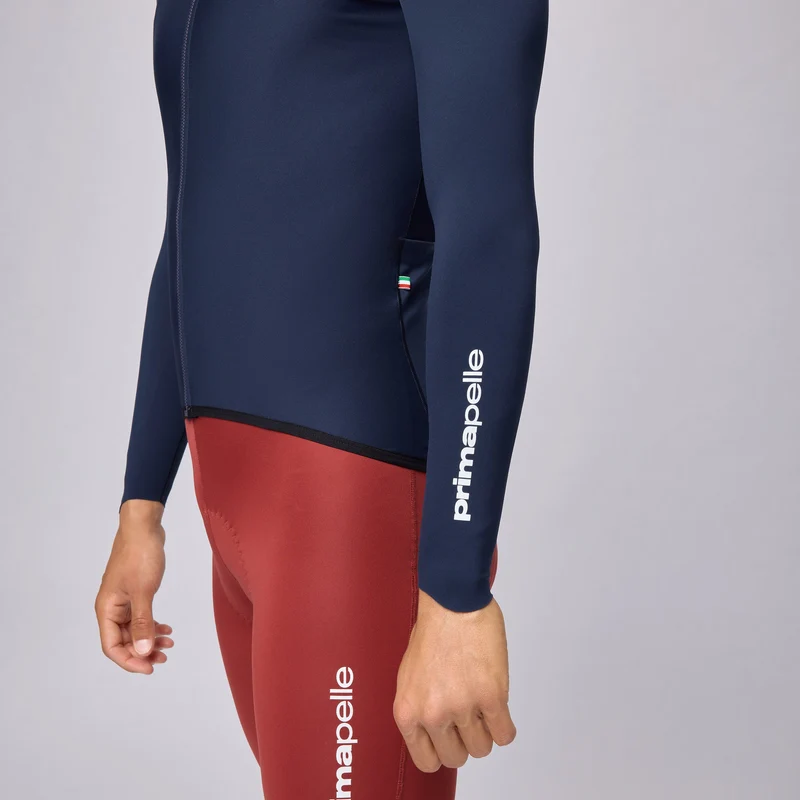 Maglia maniche lunghe Pissei Primapelle - Blu navy