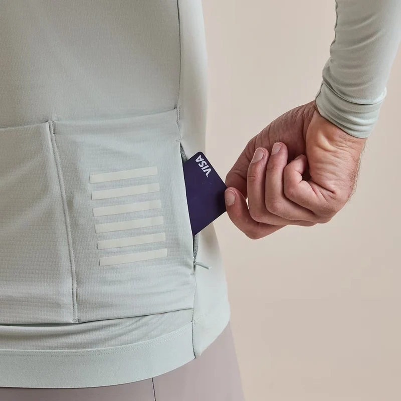 Maglia maniche lunghe Rapha Pro Team Midweight 2 - Grigio