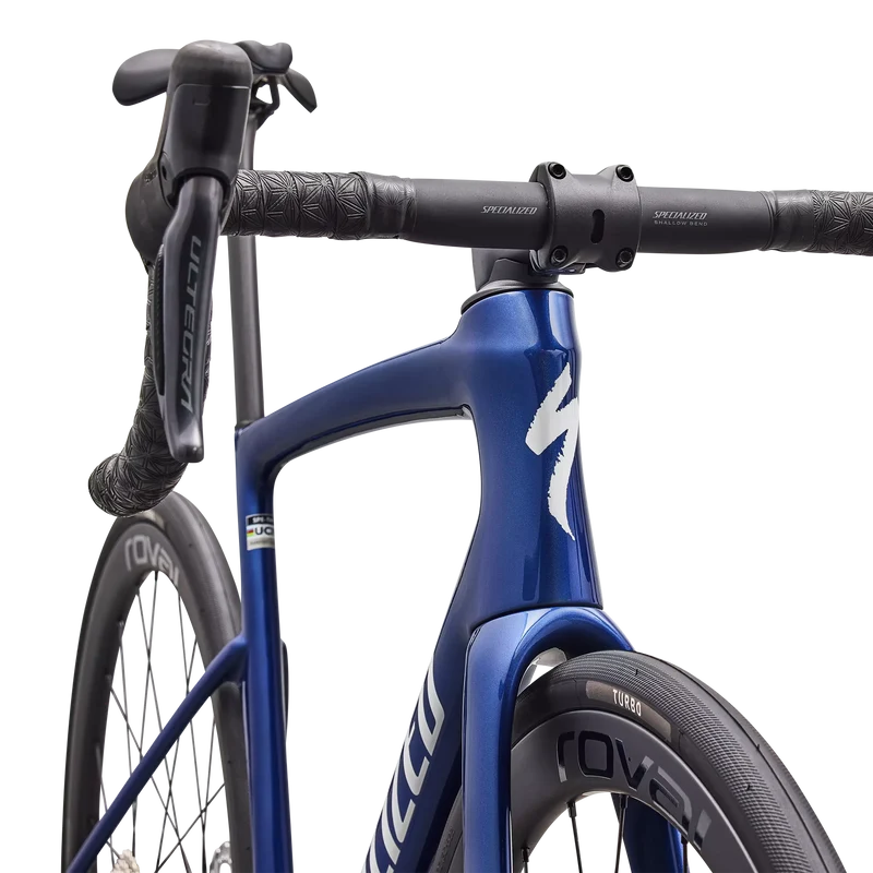 Specialized Tarmac SL9 Expert Shiano Ultegra Di2 - Gloss Pacific Blue Metallic White