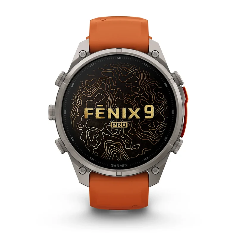 Garmin Fenix 9 Pro 47 mm inReach - Grigio Arancio