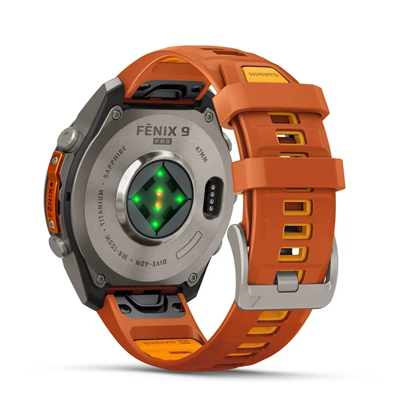 Garmin Fenix 9 Pro 47 mm inReach - Grigio Arancio