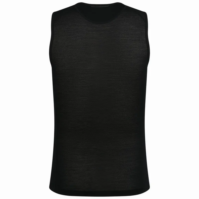 Maglia intima senza maniche Rapha Merino Lightweight - Nero