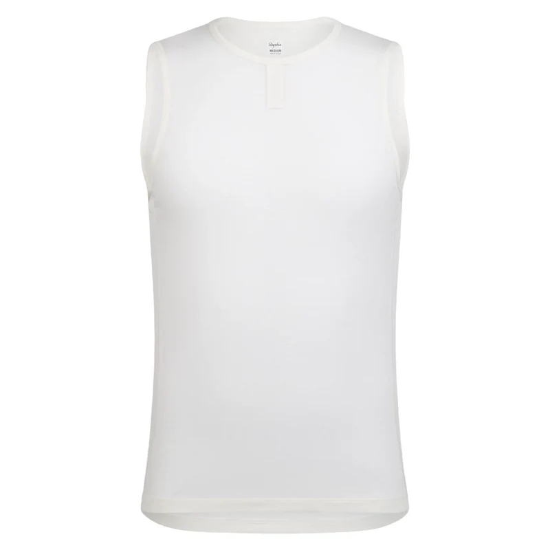 Maglia intima senza maniche Rapha Merino Lightweight - Bianco