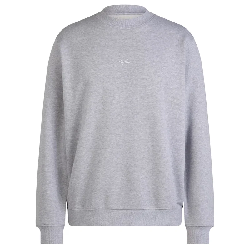 Felpa senza cappuccio Rapha Heavyweight Cotton - Grigio