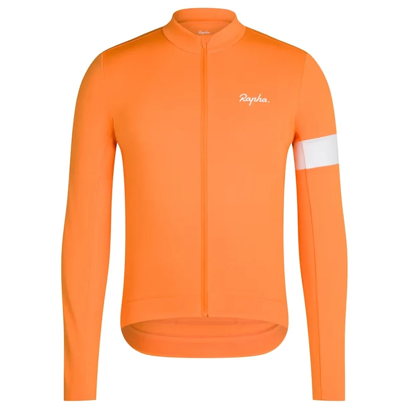 Maglia maniche lunghe Rapha Core - Arancio