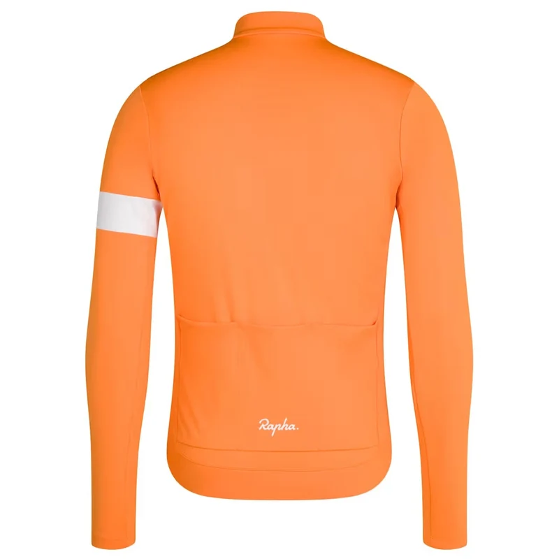 Maglia maniche lunghe Rapha Core - Arancio