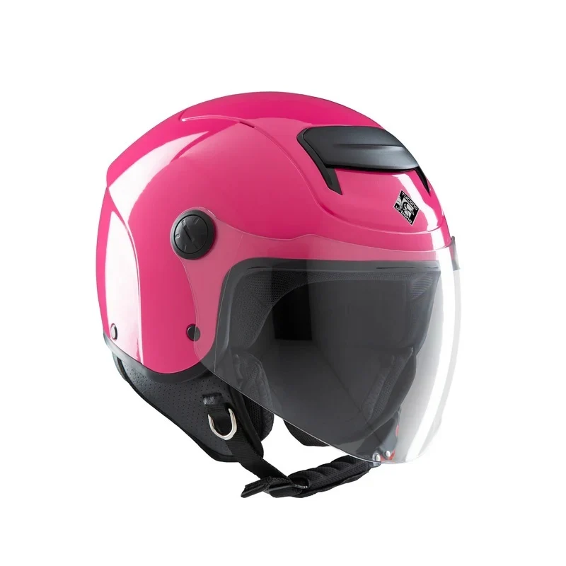 CASCO JET TUCANO BAMBINO EL KID FUCSIA CUFFIE INTERE CONF. 49/50-51/52-53/54