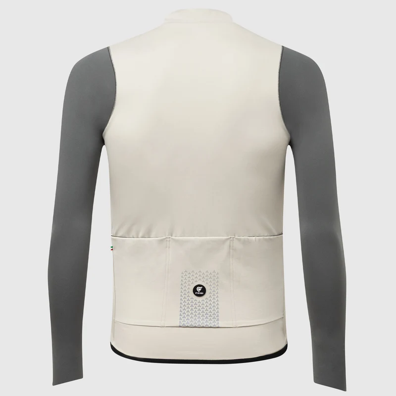 Maglia maniche lunghe Pissei Primapelle Bicolor - Grigio