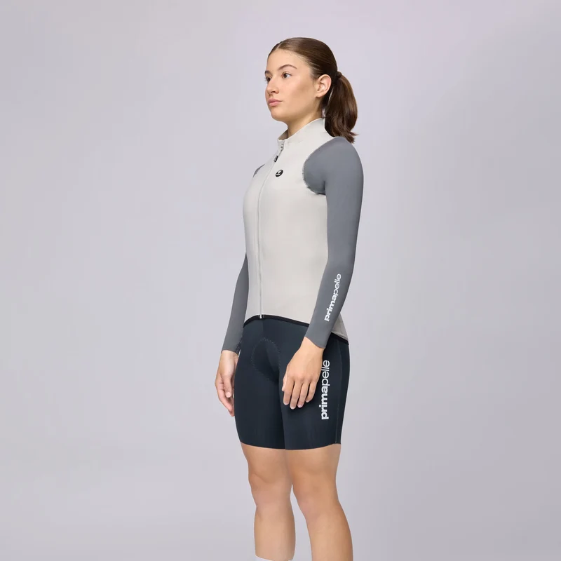 Maglia maniche lunghe Pissei Primapelle Bicolor - Grigio